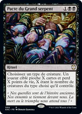 Pacte du Grand serpent - Kaldheim Commander
