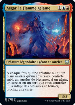 Aegar, la Flamme gelante - Kaldheim