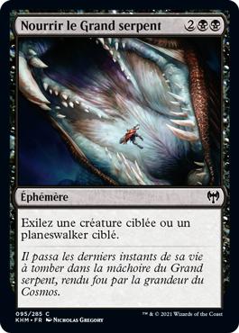 Nourrir le Grand serpent - Kaldheim