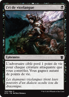 Cri de vicelangue - Les dragons de Tarkir