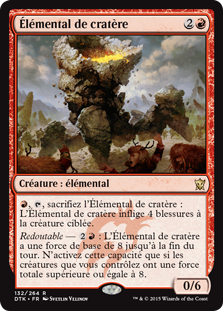 Élémental de cratère - Les dragons de Tarkir