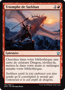 Triomphe de Sarkhan - Les dragons de Tarkir