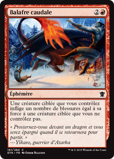 Balafre caudale - Les dragons de Tarkir