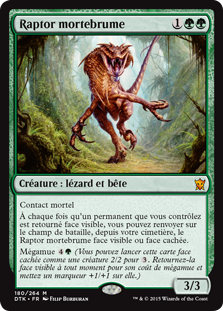 Raptor mortebrume - Les dragons de Tarkir