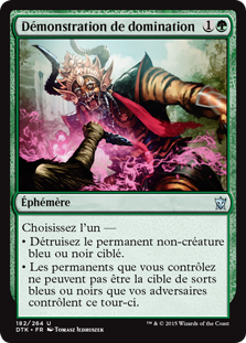 Démonstration de domination - Les dragons de Tarkir