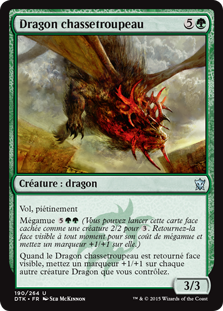 Dragon chassetroupeau - Les dragons de Tarkir