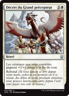 Décret du Grand précepteur - Les dragons de Tarkir