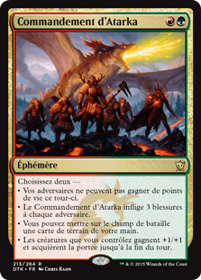 Commandement d'Atarka - Les dragons de Tarkir