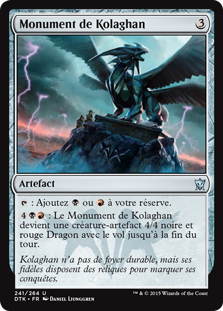 Monument de Kolaghan - Les dragons de Tarkir