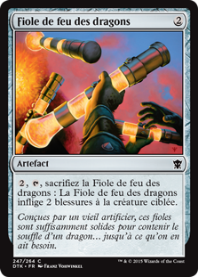 Fiole de feu des dragons - Les dragons de Tarkir