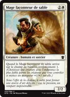 Mage façonneur de sable - Les dragons de Tarkir