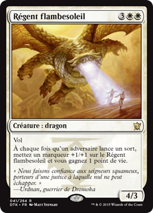 Régent flambesoleil - Les dragons de Tarkir