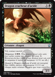 Dragon cracheur d'acide - Les dragons de Tarkir