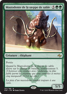 Mastodonte de la steppe de sable - Destin reforgé