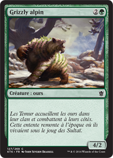 Grizzly alpin - Les Khans de Tarkir