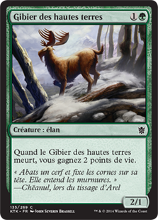 Gibier des hautes terres - Les Khans de Tarkir