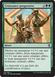 Croissance progressive - Les Khans de Tarkir