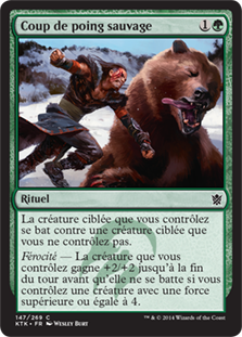 Coup de poing sauvage - Les Khans de Tarkir