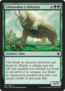 Colossodon à défenses - Les Khans de Tarkir