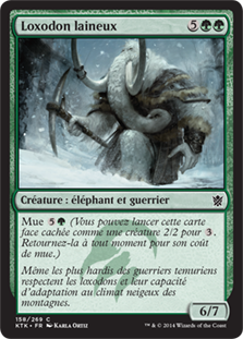 Loxodon laineux - Les Khans de Tarkir