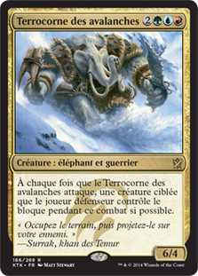 Terrocorne des avalanches - Les Khans de Tarkir