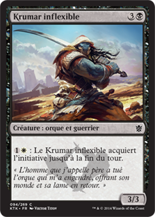 Krumar inflexible - Les Khans de Tarkir