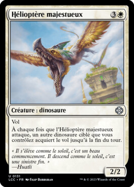 Hélioptère majestueux - Les cavernes oubliées d'Ixalan Commander