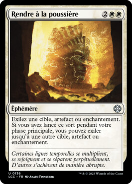 Rendre à la poussière - Les cavernes oubliées d'Ixalan Commander