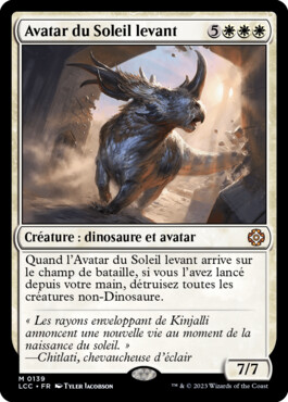 Avatar du Soleil levant - Les cavernes oubliées d'Ixalan Commander