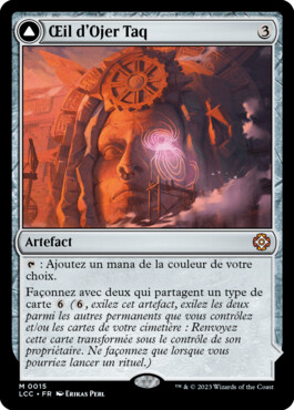 Œil d'Ojer Taq -> Observatoire du zénith - Les cavernes oubliées d'Ixalan Commander