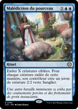 Malédiction du pourceau - Les cavernes oubliées d'Ixalan Commander