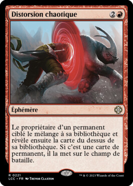 Distorsion chaotique - Les cavernes oubliées d'Ixalan Commander