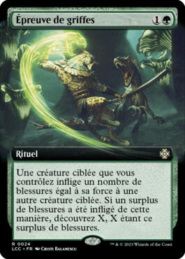 Épreuve de griffes - Les cavernes oubliées d'Ixalan Commander