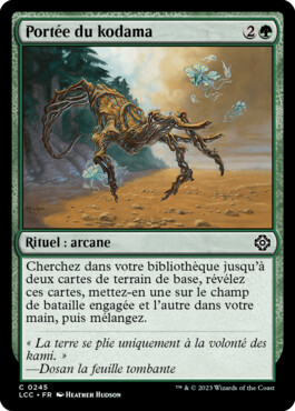 Portée du kodama - Les cavernes oubliées d'Ixalan Commander