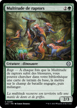 Multitude de raptors - Les cavernes oubliées d'Ixalan Commander