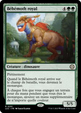 Béhémoth royal - Les cavernes oubliées d'Ixalan Commander