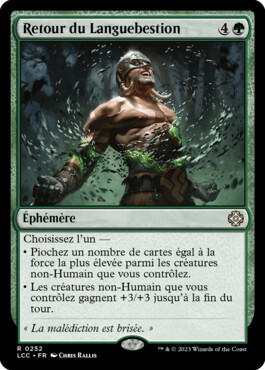 Retour du Languebestion - Les cavernes oubliées d'Ixalan Commander