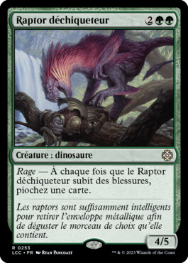 Raptor déchiqueteur - Les cavernes oubliées d'Ixalan Commander