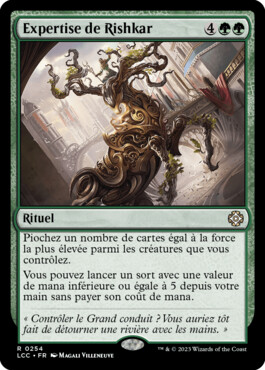 Expertise de Rishkar - Les cavernes oubliées d'Ixalan Commander