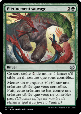 Piétinement sauvage - Les cavernes oubliées d'Ixalan Commander