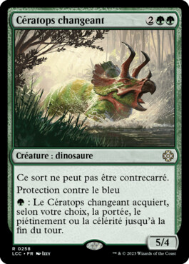 Cératops changeant - Les cavernes oubliées d'Ixalan Commander