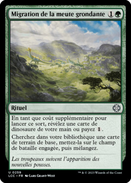 Migration de la meute grondante - Les cavernes oubliées d'Ixalan Commander