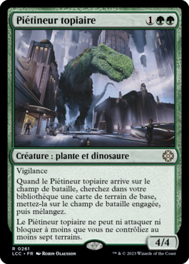 Piétineur topiaire - Les cavernes oubliées d'Ixalan Commander