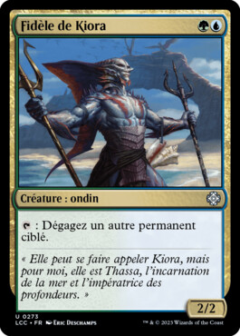 Fidèle de Kiora - Les cavernes oubliées d'Ixalan Commander