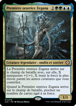 Première oratrice Zegana - Les cavernes oubliées d'Ixalan Commander