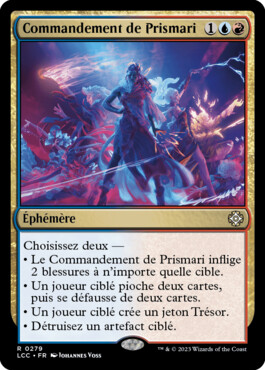 Commandement de Prismari - Les cavernes oubliées d'Ixalan Commander