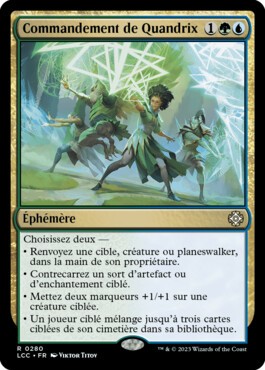 Commandement de Quandrix - Les cavernes oubliées d'Ixalan Commander