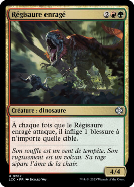 Régisaure enragé - Les cavernes oubliées d'Ixalan Commander