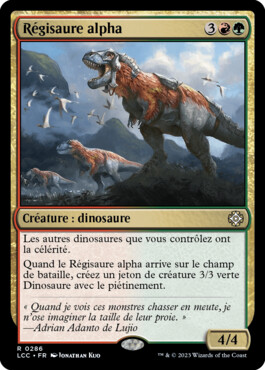 Régisaure alpha - Les cavernes oubliées d'Ixalan Commander