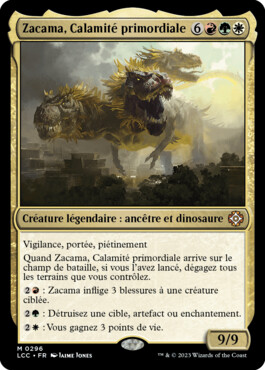 Zacama, Calamité primordiale - Les cavernes oubliées d'Ixalan Commander